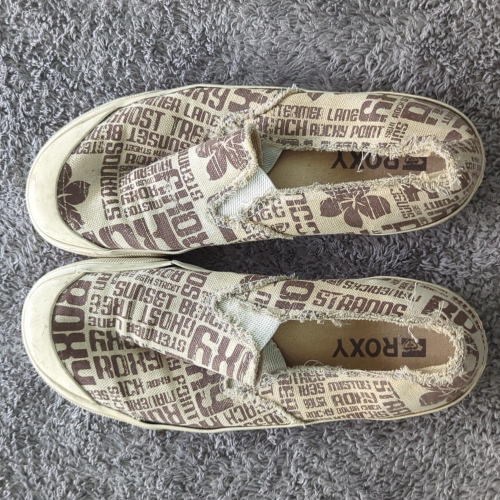Vintage Roxy Pepperdine Slip On Shoes - Size 9